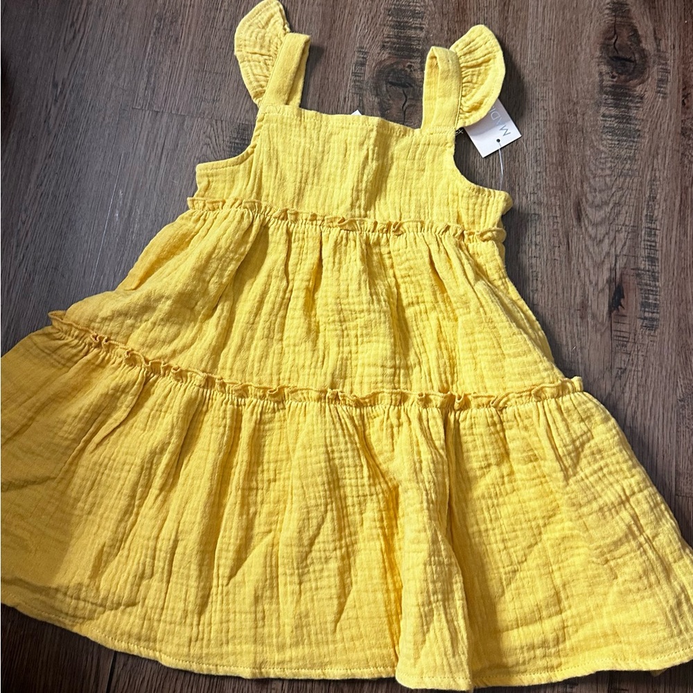 Yellow Ruffle Dress